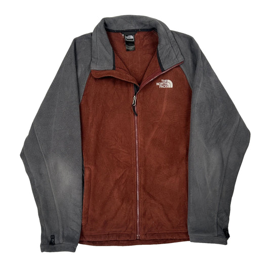 The North Face Fleece Jacket - Large Brown Polyester
