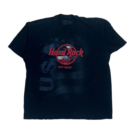 Key West Hard Rock Cafe T-Shirt - 2XL Black Cotton