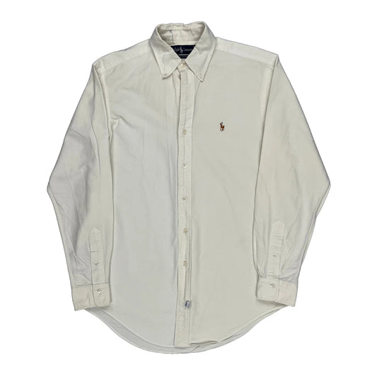 Ralph Lauren Shirt - Medium White Cotton