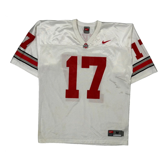 Ohio State Buckeyes Nike Football Jersey - Medium White Polyester