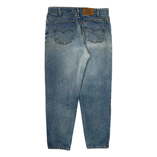 550 Orange Tab Levis Jeans - 36W 30L Blue Cotton