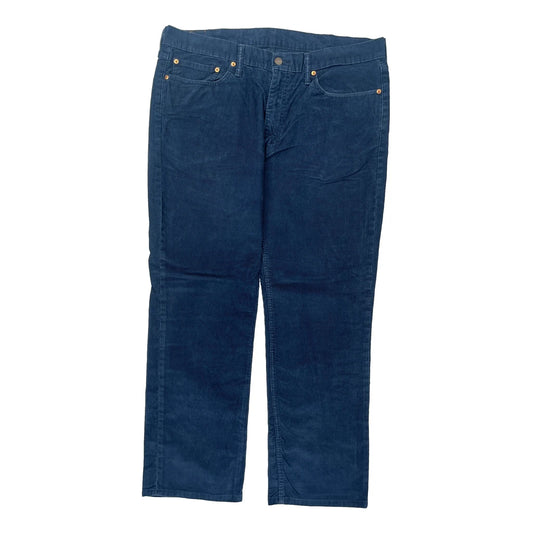 Levis Cord Trousers - 38″ Waist Blue Corduroy