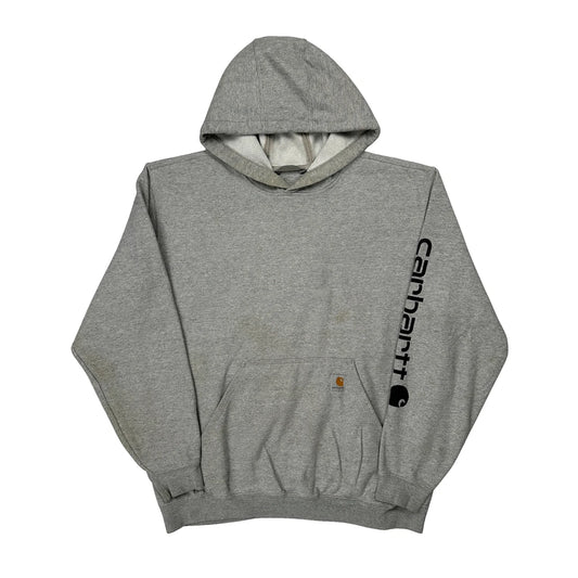 Vintage Carhartt Hoodie - XL Grey Cotton