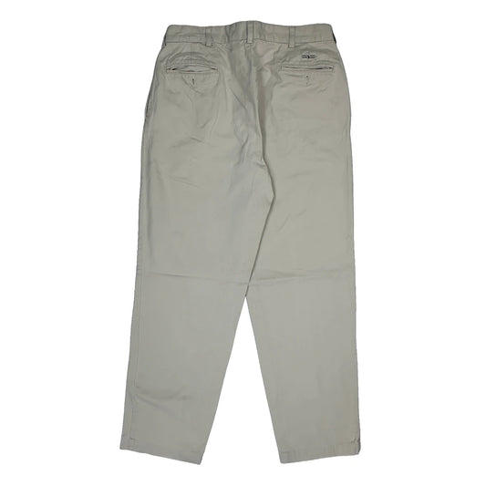 Polo By Ralph Lauren Trousers - 33W 29L Beige Cotton