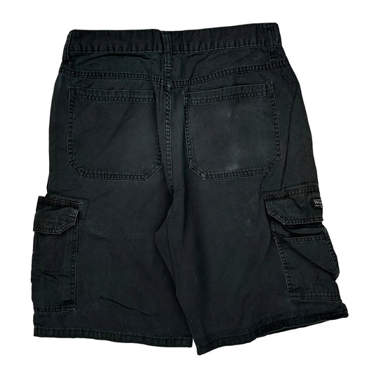 Wrangler Cargo Cargo Shorts - 36W 10L Black Cotton