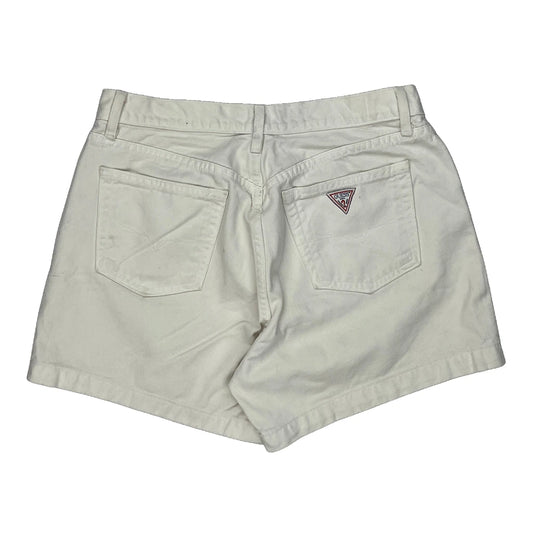 Guess Denim Shorts - 30W US 6 White Cotton