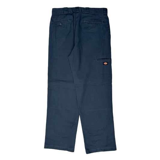 Dickies Loose Fit Cargo Trousers - 34W 34L Navy Cotton