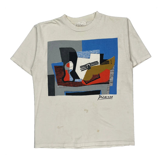 Picasso T-Shirt - Large Cream Cotton