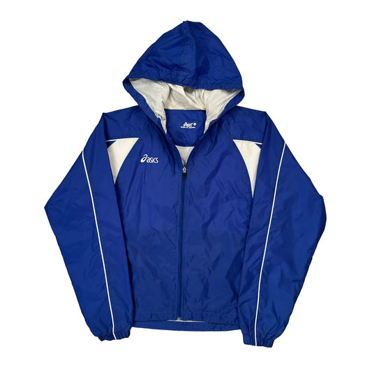 Asics Windbreaker - Small Blue Polyester
