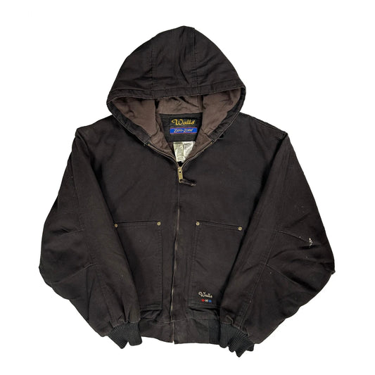 Walls Workwear Bomber Jacket - Large Black Cotton