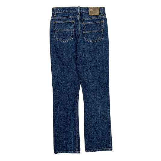 Ralph Lauren Boot Cut Jeans - 30W 31L Blue Cotton