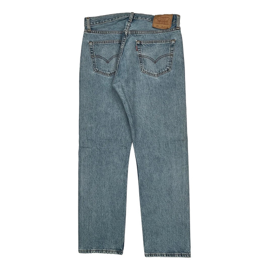 501 Levis Jeans - 32W 31L Light Wash Denim