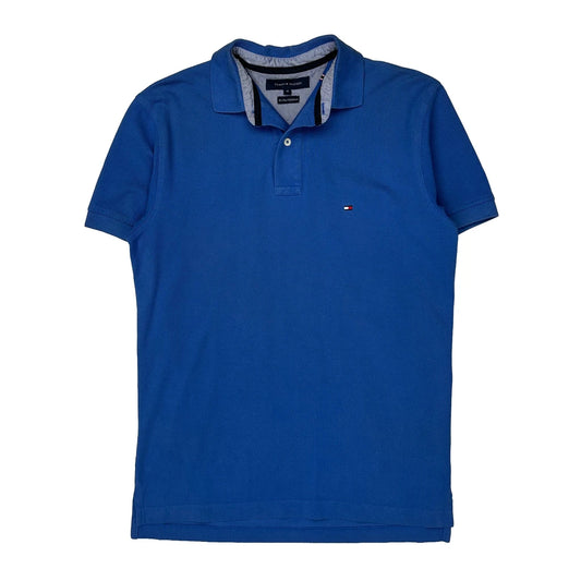 Tommy Hilfiger Polo Shirt - Medium Blue Cotton
