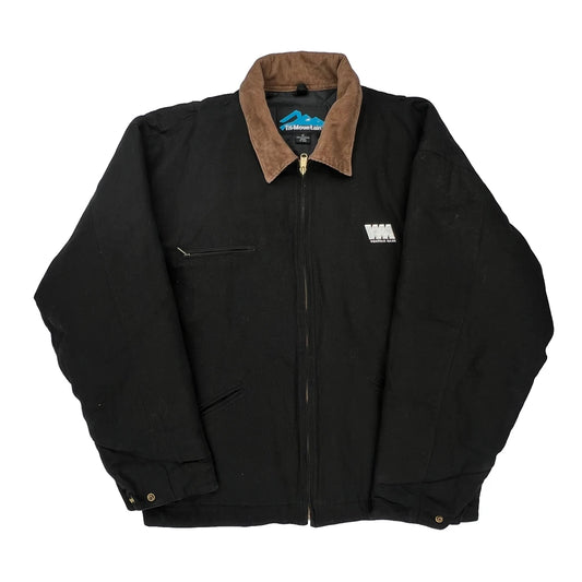 Tri-Mountain Jacket - XL Brown Cotton
