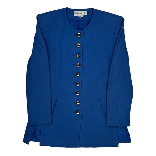 Christian Dior Blazer - Small Blue Wool