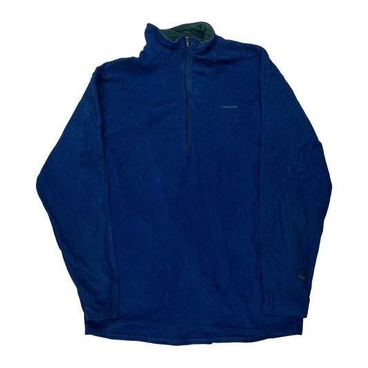 Made In USA Patagonia Capilene Fleece - Large Blue Polyester