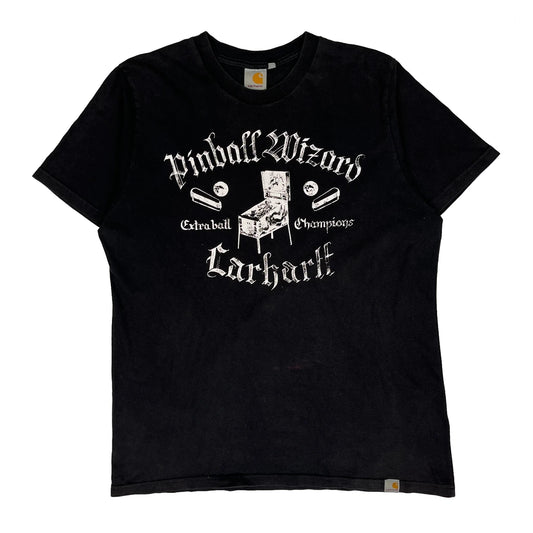 Carhartt T-Shirt - Large Black Cotton