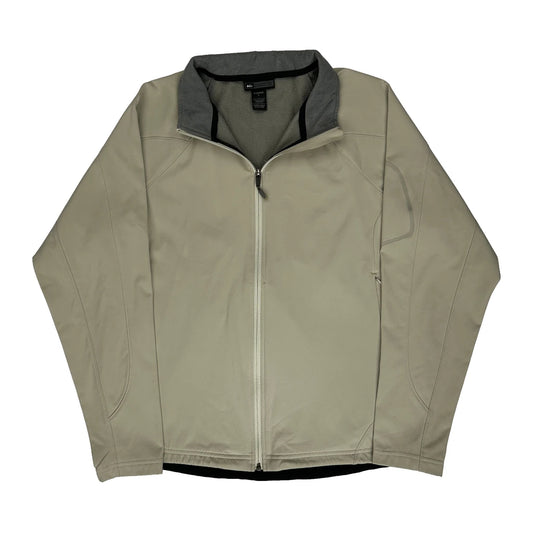 Rei Shell Jacket - Large Beige Polyester Blend