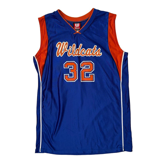 Wildcats Wilson College Jersey - Large Blue Polyester