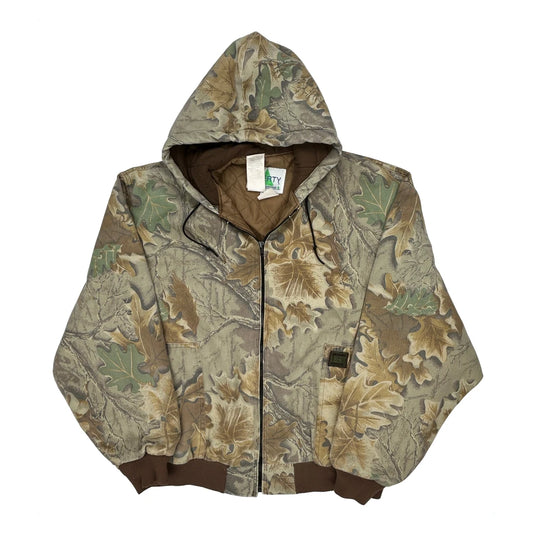 Liberty Camo Work Jacket - 2XL Green Cotton