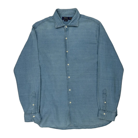 Polo By Ralph Lauren Shirt - XL Blue Cotton