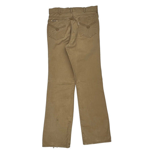 White Tab Levis Trousers - 32W 33L Beige Cotton