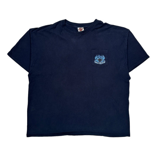Kent'S Harley-Davidson Abilene, Tx Harley Davidson Graphic T-Shirt - 3XL Navy Cotton