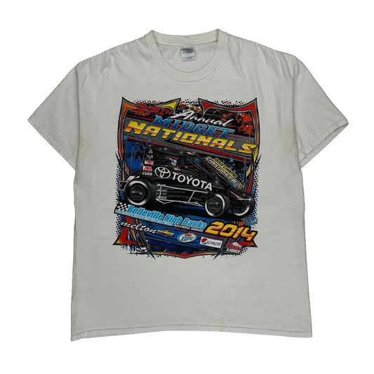 Belleville Midget Nationals Gildan Graphic T-Shirt - XL White Cotton