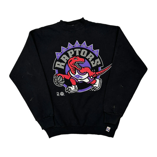 Toronto Raptors Logo 7 Nba Sweatshirt - Large Black Cotton