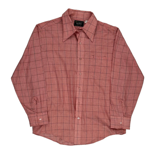 Jc Penny Checked Shirt - XL Red Cotton