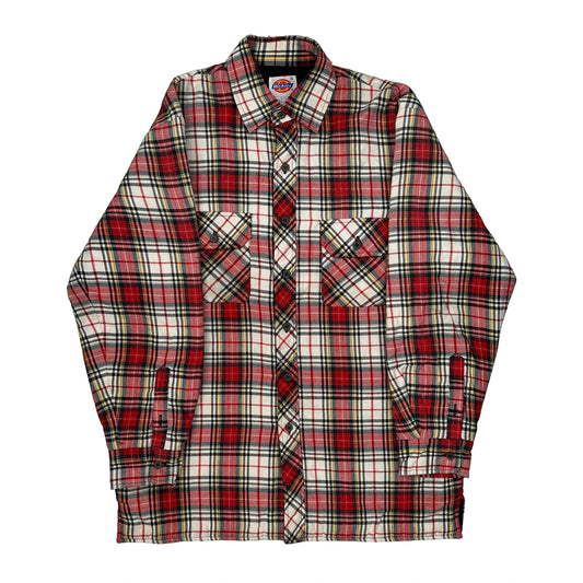 Dickies Checked Jacket - Medium Black Polyester