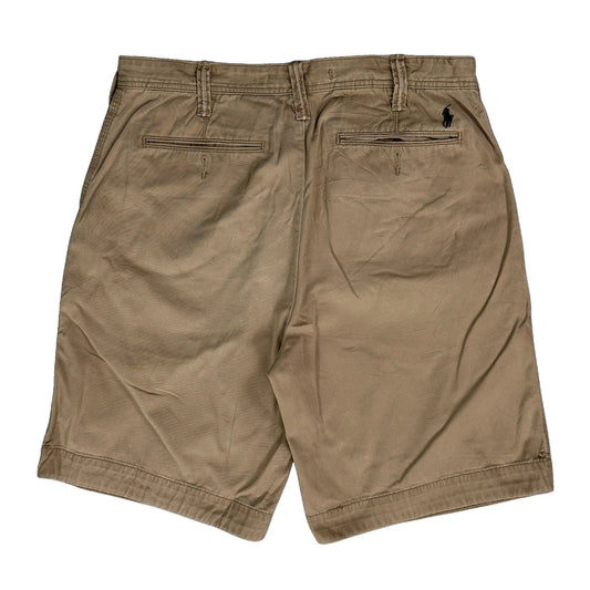 Polo By Ralph Lauren Chino Shorts - 32W 10L Beige Cotton