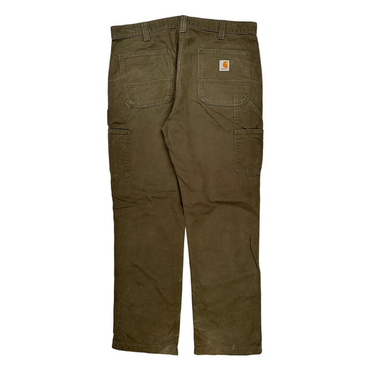 Carhartt Carpenter Trousers - 38W 31L Brown Cotton