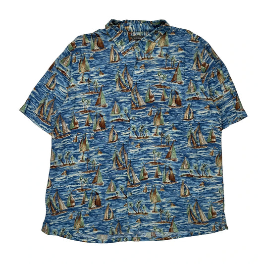 Croft & Barrow Hawaiian Shirt - XL Multicoloured Cotton