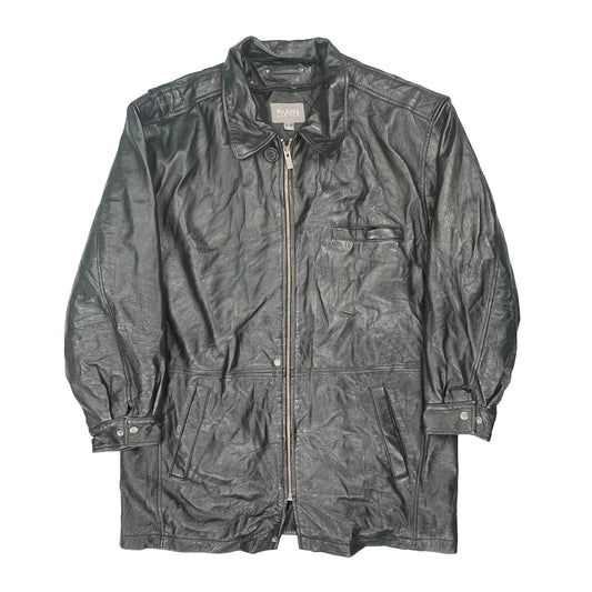 Unbranded Leather Jacket - Large Black Leather