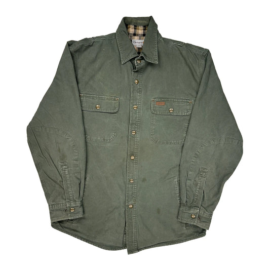 Carhartt Checked Shirt - Medium Green Cotton