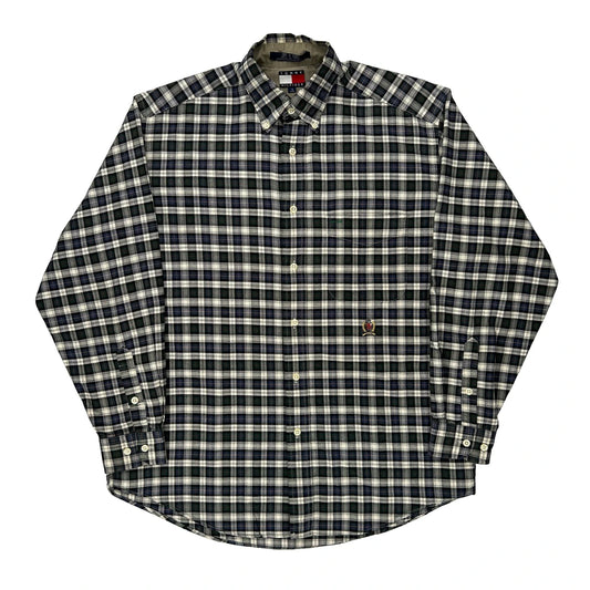 Tommy Hilfiger Checked Shirt - Small Multicoloured Cotton