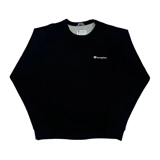 Champion Sweatshirt - Large Black Cotton