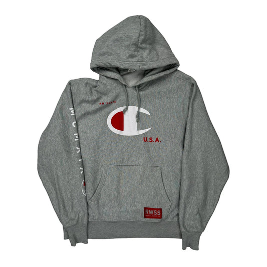 Reverse Weave Champion Hoodie - XL Grey Cotton