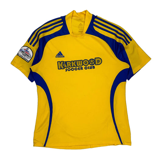 Kirkwood Soccer Club Adidas Football Shirt - Large Yellow Polyester