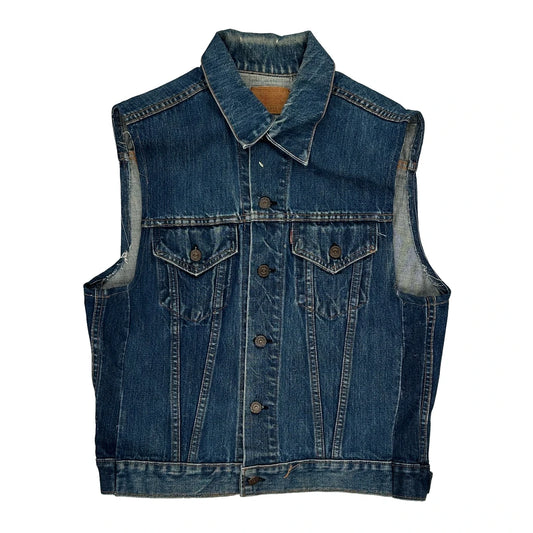 Levis Denim Gilet - Medium Blue Denim