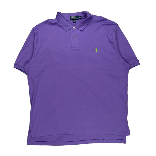 Polo By Ralph Lauren Polo Shirt - 2XL Purple Cotton