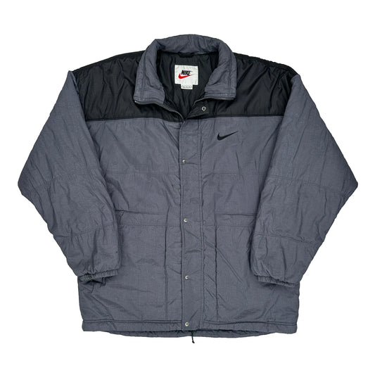 Vintage Nike Puffer - Medium Gray Polyester