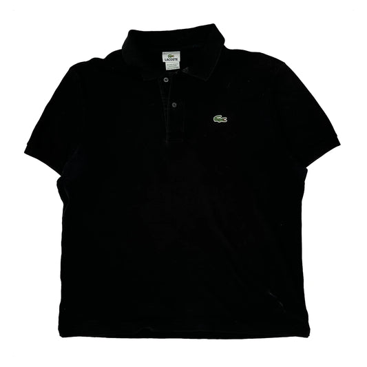 Lacoste Polo Shirt - XL Black Cotton