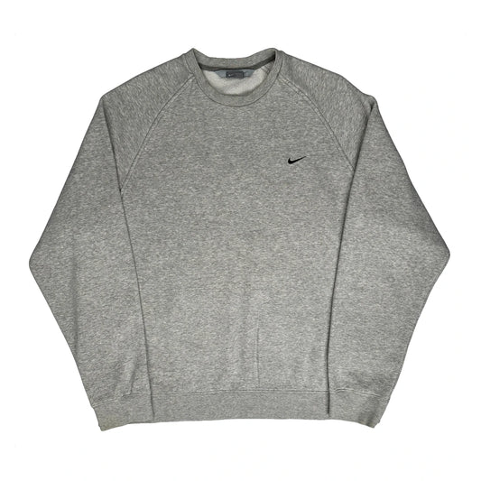 Nike Fleece - XL Grey Cotton Blend