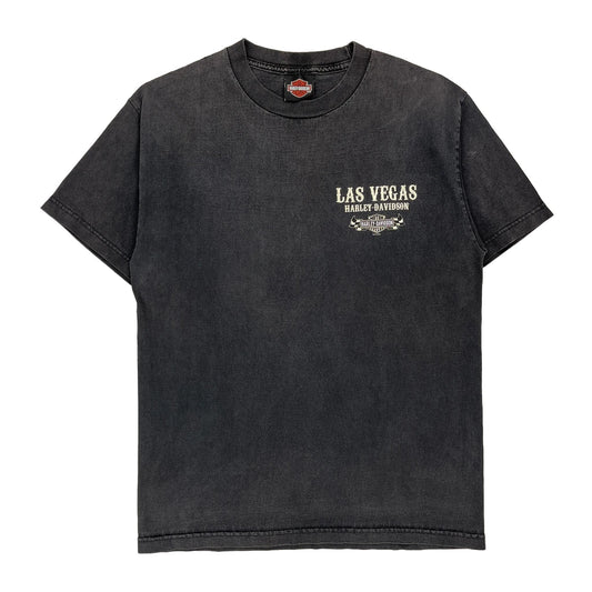 Harley Davidson T-Shirt - Medium Black Cotton