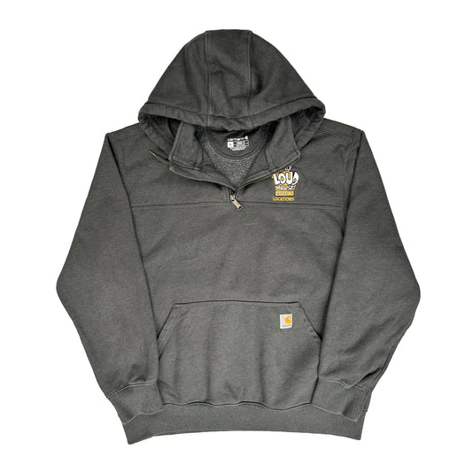 Rain Defender Carhartt Hoodie - XL Grey Cotton Blend