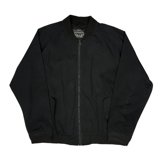 Levis Bomber Jacket - Large Black Polyester