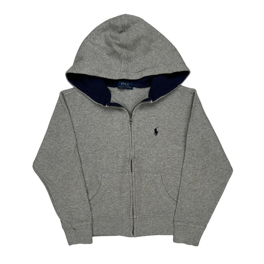 Age 12-13 Polo By Ralph Lauren Hoodie - Large Grey Cotton