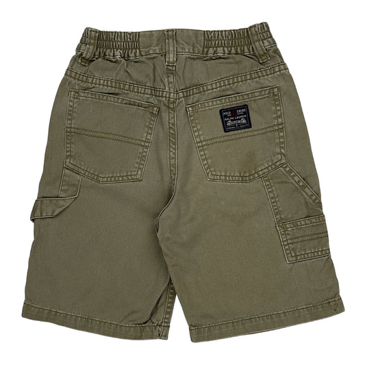 Age 5 Polo By Ralph Lauren Cargo Shorts - Smallw 8L Khaki Cotton